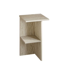 Hanah Home Mesita de Noche Travertino 36x60x36 cm